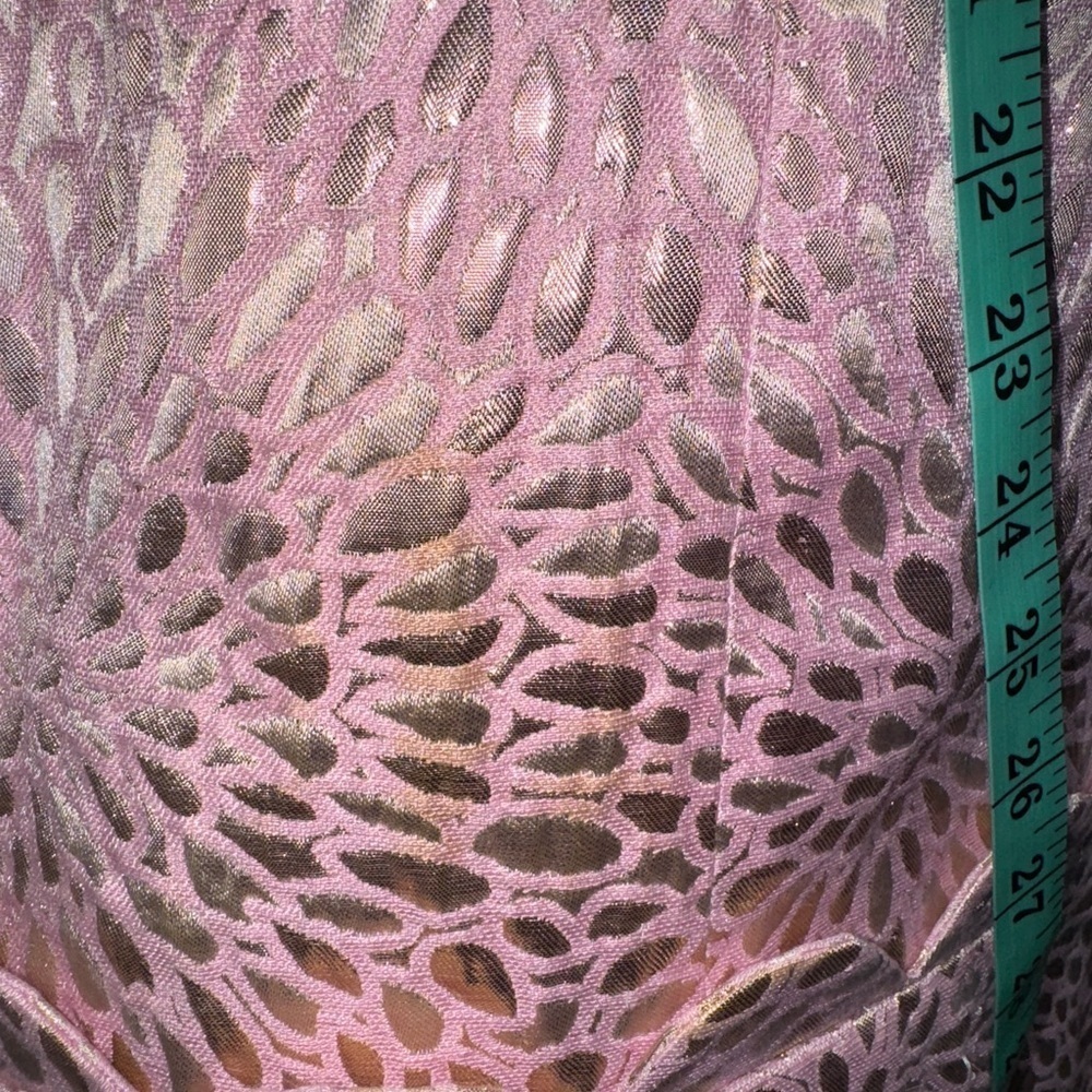 Lilly Pulitzer Pink and Silver Textured Dress - Picture 7 of 11